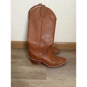 Vintage Dingo Western Cowgirl Boots Leather Size 5.5 Women’s Made In USA Boho